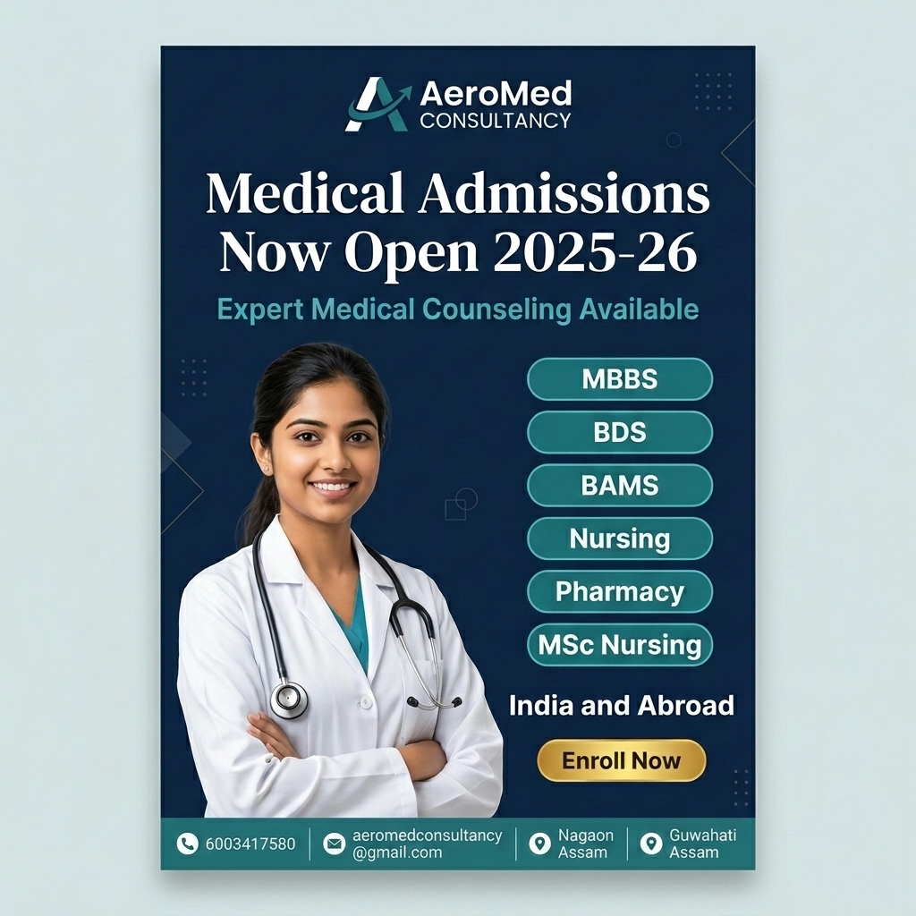 AeroMed Admissions Poster